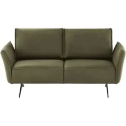 Koinor Ledersofa  Vineto ¦ grün ¦ Maße (cm): B: 176