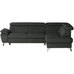 uno Ecksofa  Apollo ¦ schwarz ¦ Maße (cm): B: 268 T: 210.0