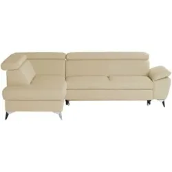 uno Ecksofa  Apollo ¦ beige ¦ Maße (cm): B: 268 T: 210.0