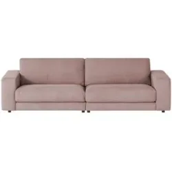 Jette Home Sofa Cord Sila ¦ rosa/pink ¦ Maße (cm): B: 250 H: 85 T: 107.0