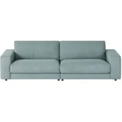 Jette Home Sofa Cord Sila ¦ blau ¦ Maße (cm): B: 250 H: 85 T: 127.0