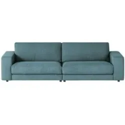 Jette Home Sofa Cord Sila ¦ türkis/petrol ¦ Maße (cm): B: 250 H: 85 T: 107.0