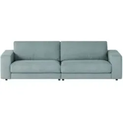 Jette Home Sofa Cord Sila ¦ blau ¦ Maße (cm): B: 250 H: 85 T: 107.0