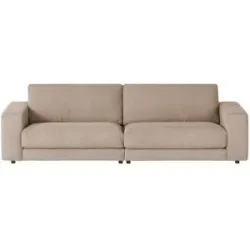 Jette Home Sofa Cord Sila ¦ braun ¦ Maße (cm): B: 250 H: 85 T: 107.0