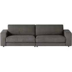 Jette Home Sofa Cord Sila ¦ grau ¦ Maße (cm): B: 290 H: 85 T: 107.0