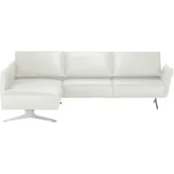 Koinor Ecksofa Leder  Vineto ¦ weiß ¦ Maße (cm): B: 272 H: 83 T: 207.0