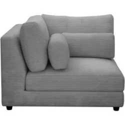 Höffner Element Ecke Branna ¦ grau ¦ Maße (cm): B: 116 H: 88 T: 116.0