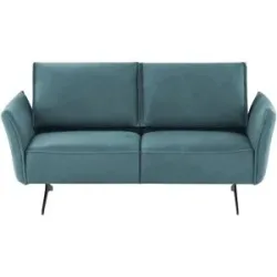 Koinor Ledersofa  Vineto ¦ türkis/petrol ¦ Maße (cm): B: 176 H: 110 T: 88.0