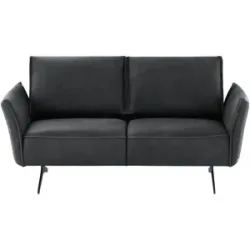 Koinor Ledersofa  Vineto ¦ schwarz ¦ Maße (cm): B: 176 H: 110 T: 88.0