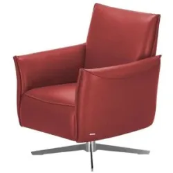 Koinor Sessel Echtleder Vineto ¦ rot ¦ Maße (cm): B: 78 H: 87 T: 79.0