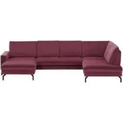 meinSofa Wohnlandschaft  Grace ¦ lila/violett ¦ Maße (cm): B: 332 H: 89 T: 220.0