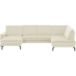 meinSofa Wohnlandschaft  Grace ¦ creme ¦ Maße (cm): B: 332 H: 89 T: 220.0