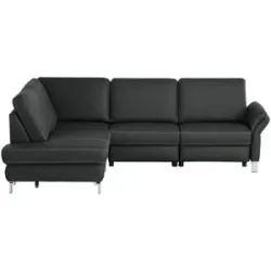 medium Ecksofa  Medium Plus ¦ schwarz ¦ Maße (cm): B: 265 H: 89 T: 200.0