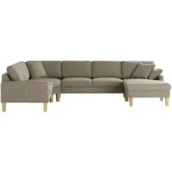 Höffner Wohnlandschaft  Bena ¦ braun ¦ Maße (cm): B: 331 H: 89 T: 263.0