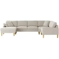 Höffner Wohnlandschaft  Bena ¦ beige ¦ Maße (cm): B: 331 H: 89 T: 263.0