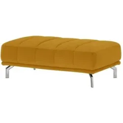 Lounge Collection XXL-Hocker  Sarina ¦ gelb ¦ Maße (cm): B: 127 T: 77.0