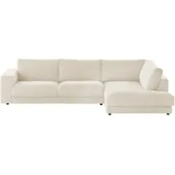 Jette Home Ecksofa Cord Sila ¦ creme ¦ Maße (cm): B: 325 H: 85 T: 224.0
