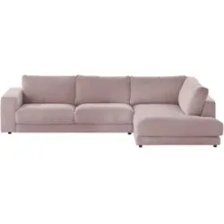 Jette Home Ecksofa Cord Sila ¦ rosa/pink ¦ Maße (cm): B: 325 H: 85 T: 224.0