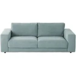 Jette Home Cordsofa  Sila ¦ blau ¦ Maße (cm): B: 230 H: 85 T: 127.0