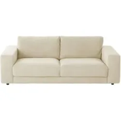 Jette Home Cordsofa  Sila ¦ creme ¦ Maße (cm): B: 230 H: 85 T: 127.0