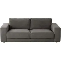 Jette Home Cordsofa  Sila ¦ grau ¦ Maße (cm): B: 230 H: 85 T: 127.0