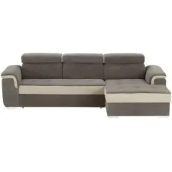 Höffner Ecksofa  Aversa ¦ grau ¦ Maße (cm): B: 274 H: 102 T: 178.0