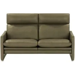 erpo just relax Ledersofa  JR 290 Trento ¦ grün ¦ Maße (cm): B: 157 H: 93 T: