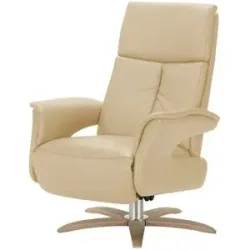Nils Olsen Relaxsessel aus Leder  Lia ¦ creme ¦ Maße (cm): B: 78 H: 108 T: 86.0