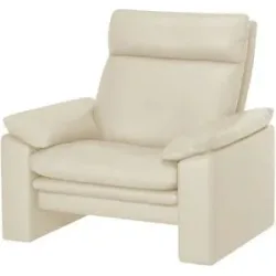 erpo just relax Ledersessel  JR963 Bari ¦ beige ¦ Maße (cm): B: 103 H: 99 T: