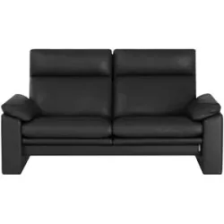 erpo just relax Ledersofa mit Relaxfunktion JR960 Bari ¦ schwarz ¦ Maße (cm): B: