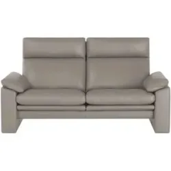 erpo just relax Ledersofa mit Relaxfunktion JR960 Bari ¦ grau ¦ Maße (cm): B: