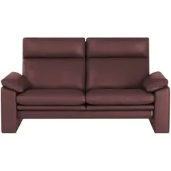 erpo just relax Ledersofa mit Relaxfunktion JR960 Bari ¦ rot ¦ Maße (cm): B: 173