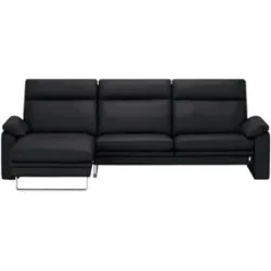 erpo just relax Ecksofa  JR960 Bari ¦ schwarz ¦ Maße (cm): B: 268 H: 93 T: 148.0