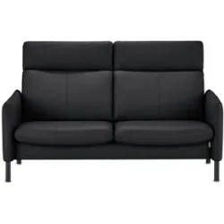 erpo just relax Sofa  JR940 Florenz ¦ schwarz ¦ Maße (cm): B: 175 H: 102 T: 89.0
