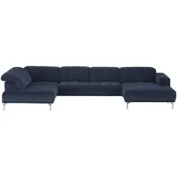 Lounge Collection Wohnlandschaft  Sarina ¦ blau ¦ Maße (cm): B: 383 H: 75 T: