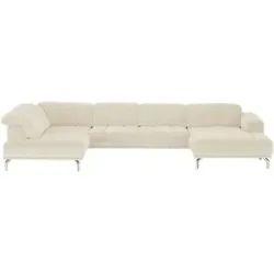 Lounge Collection Wohnlandschaft  Sarina ¦ creme ¦ Maße (cm): B: 383 H: 75 T:
