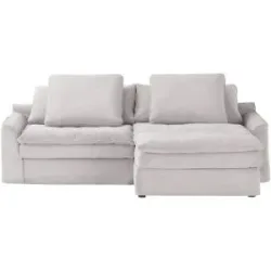 Soho Ecksofa  Sake ¦ weiß ¦ Maße (cm): B: 234 H: 95 T: 182.0