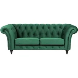 Soho Einzelsofa  Churchill ¦ grün ¦ Maße (cm): B: 212 H: 79 T: 100.0