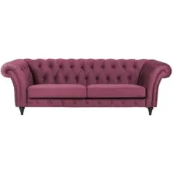 Soho Einzelsofa  Churchill ¦ lila/violett ¦ Maße (cm): B: 252 H: 79 T: 100.0