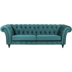 Soho Einzelsofa  Churchill ¦ türkis/petrol ¦ Maße (cm): B: 252 H: 79 T: 100.0
