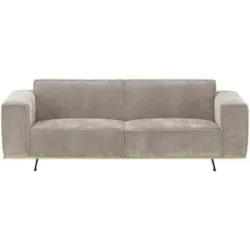 Soho Sofa  3-sitzig  Piemonte ¦ beige ¦ Maße (cm): B: 230 H: 77 T: 89.0