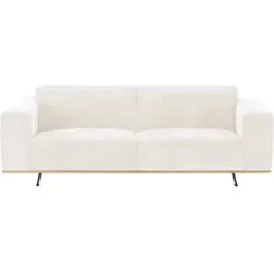 Soho Sofa  3-sitzig  Piemonte ¦ creme ¦ Maße (cm): B: 230 H: 77 T: 89.0