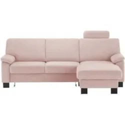 meinSofa Ecksofa  Veit ¦ rosa/pink ¦ Maße (cm): B: 232 H: 90 T: 168.0