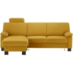 meinSofa Ecksofa  Veit ¦ gelb ¦ Maße (cm): B: 232 H: 90 T: 168.0
