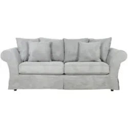 Höffner Einzelsofa  Olivia ¦ grau ¦ Maße (cm): B: 240 H: 100 T: 98.0