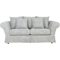 Höffner Einzelsofa  Olivia ¦ grau ¦ Maße (cm): B: 215 H: 100 T: 98.0