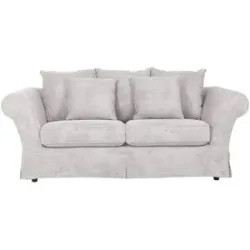 Höffner Einzelsofa  Olivia ¦ weiß ¦ Maße (cm): B: 215 H: 100 T: 98.0