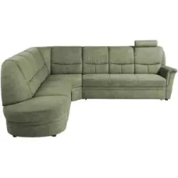 meinSofa Ecksofa  Chris ¦ grün ¦ Maße (cm): B: 290 H: 96 T: 277.0