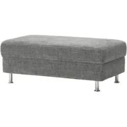 Polstermöbel Oelsa Polsterhocker  Selecta Home ¦ grau ¦ Maße (cm): B: 123 T:
