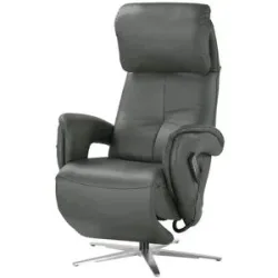 Hukla Relaxsessel  Pierre ¦ grau ¦ Maße (cm): B: 75 H: 126 T: 177.0